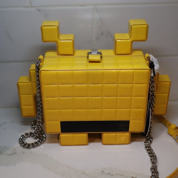 NWT Space Invaders 👾 Kate Spade New York Patent 3d Alien Crossbody NWT👾👾👾👾 - Picture 4 of 12